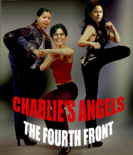 CM of Tamil Nadu, has invited her counterparts –Mamta and Mayawati – to join her in launching a new national political alliance called the ABD (Amma – Behenji – Didi) front. Dr. Jayalalitha apparently got this idea after watching the Hollywood blockbuster, ‘Charlie’s Angels’.